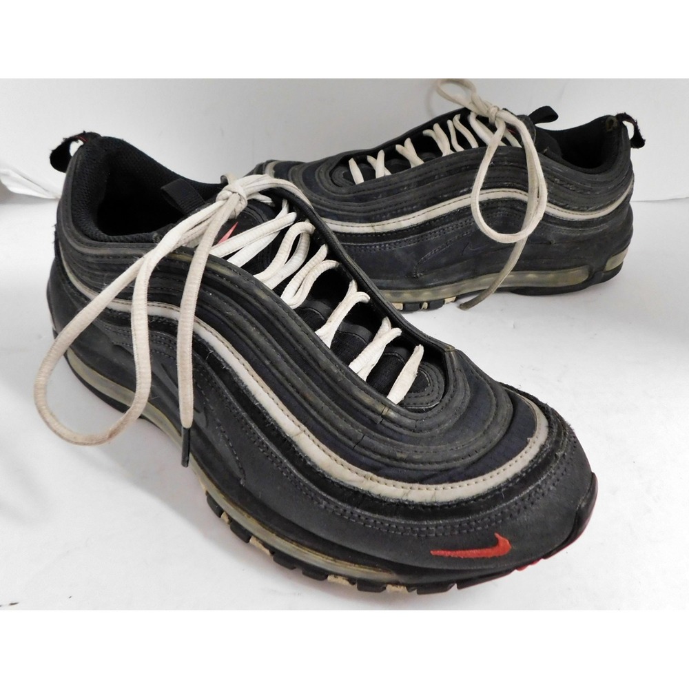 Nike Air Max 97 Men's Black/White/Sport Red Low Top DH1083-001 sz 9